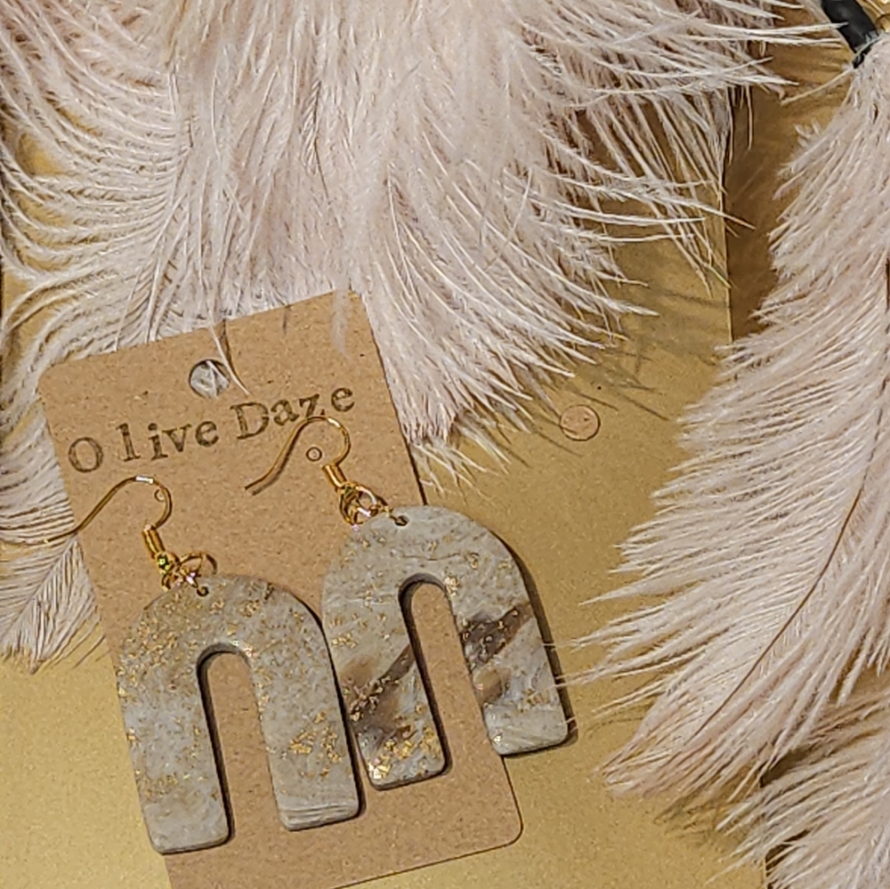 Polymer clay earrings